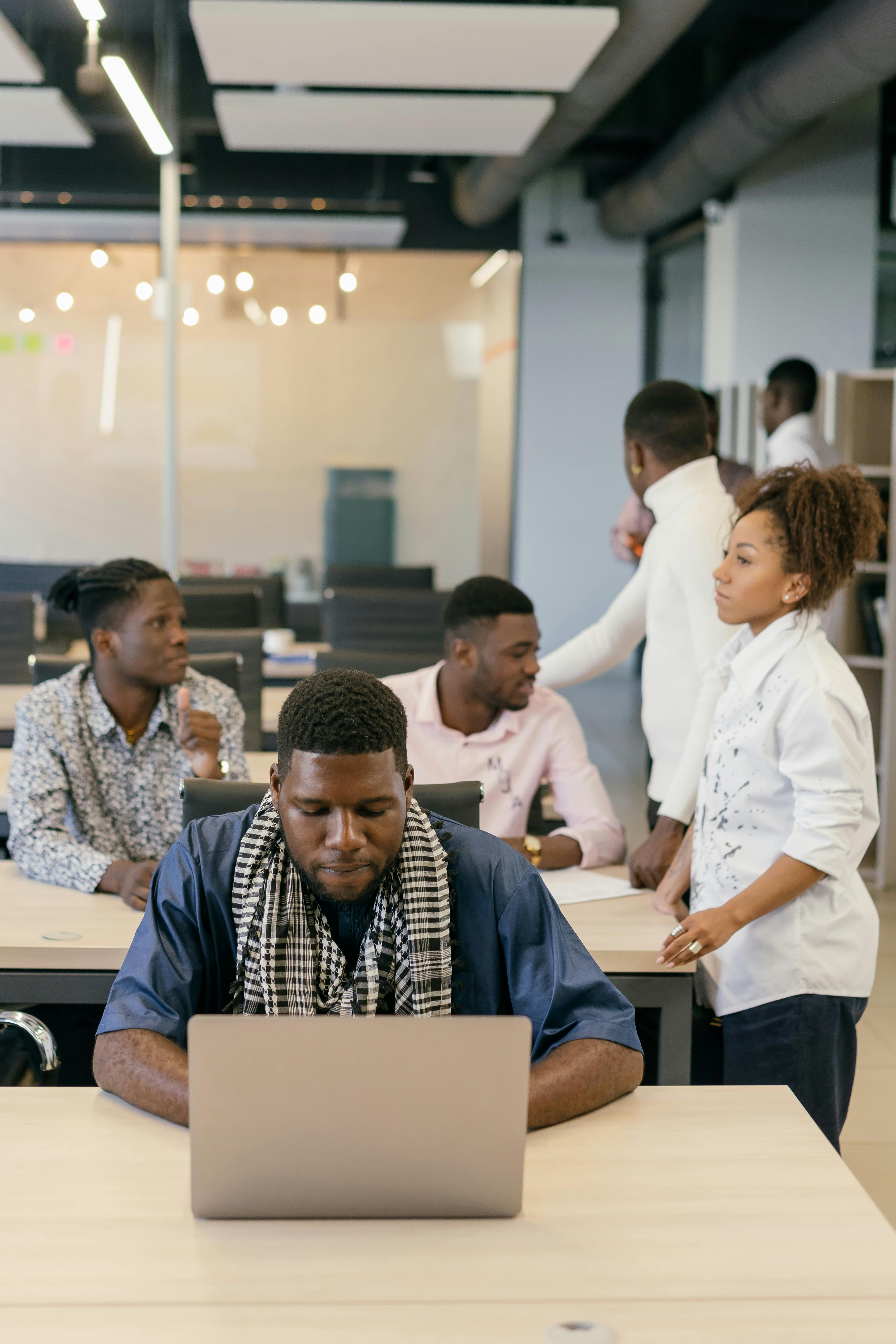 BlueCarter Enterprise team collaborating on business, branding, and digital projects